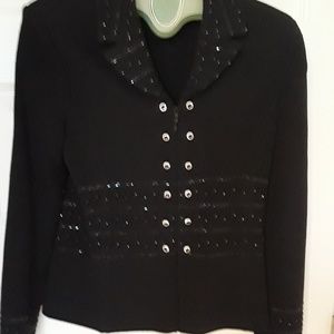 St. John evening sweater jacket size 4